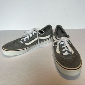 Women's Vans off the Wall Sneakers Gray Canvas size 10